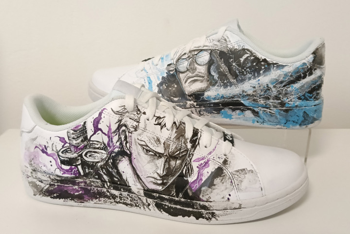 Custom Animé Effet Aquarelle (Naruto, One Piece, Demon Slayer)