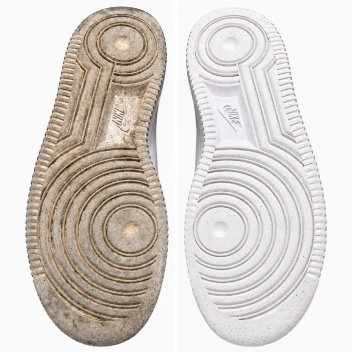 Déjaunissement semelle Nike