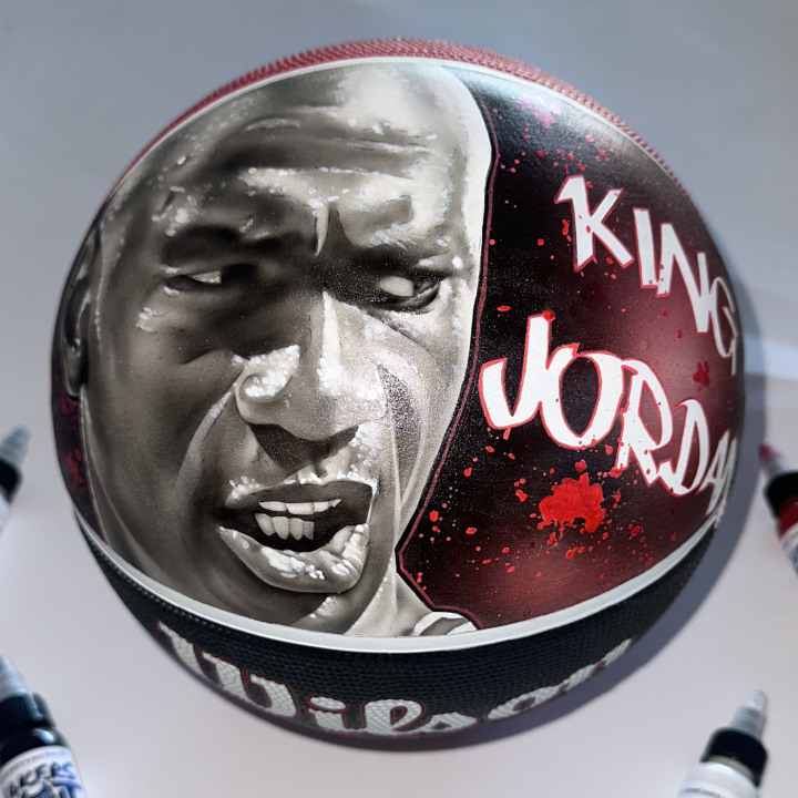 Ballon de Basket Déco NBA