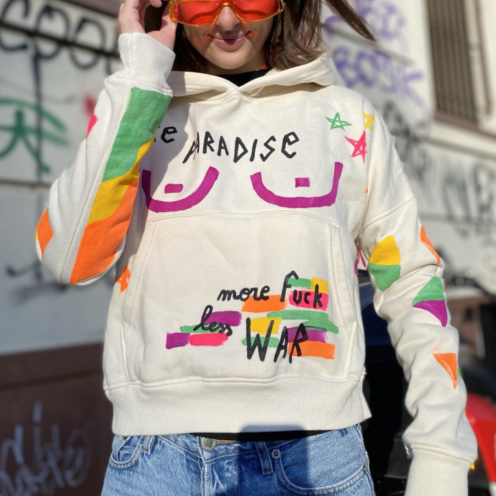 Hoodie More Fuck less War