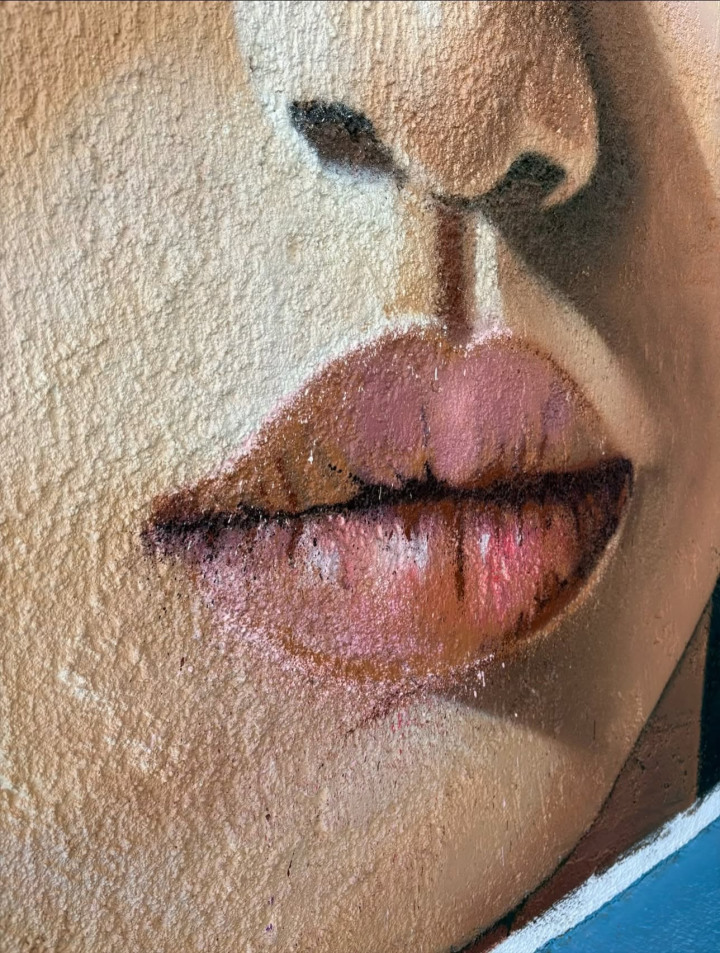Peinture murale Femme